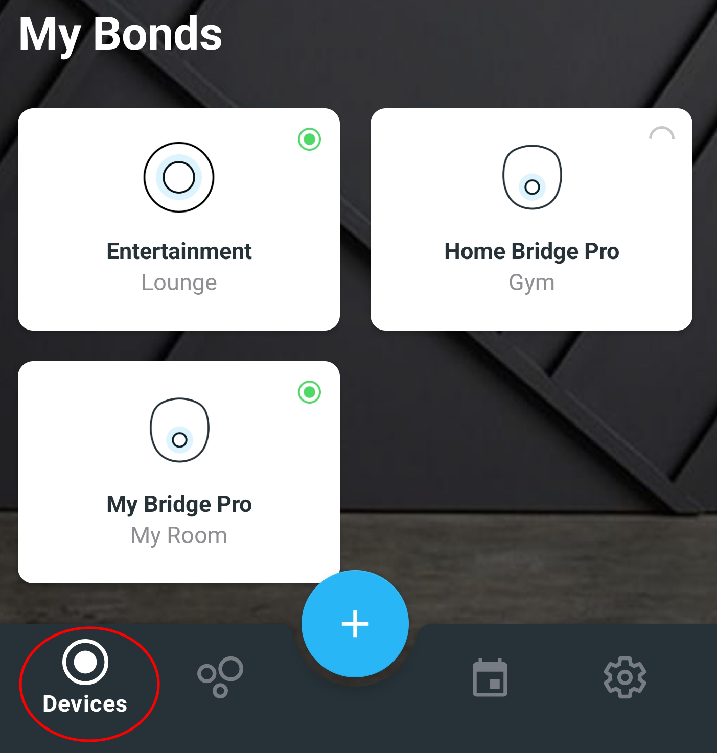 (Bond Bridge & Pro) Changing a device name BOND Home